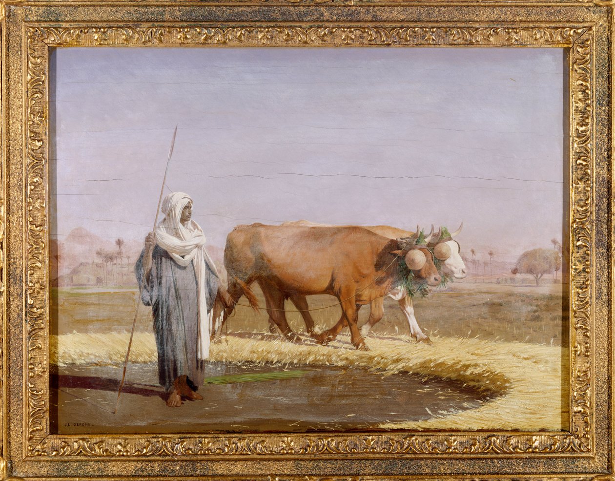 Treading Out Wheat in Egypt by Jean Leon Gerome