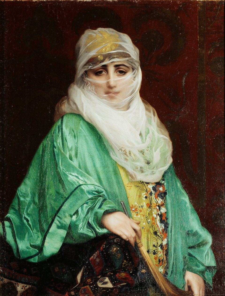 Woman from Constantinople, Standing by Jean Leon Gerome