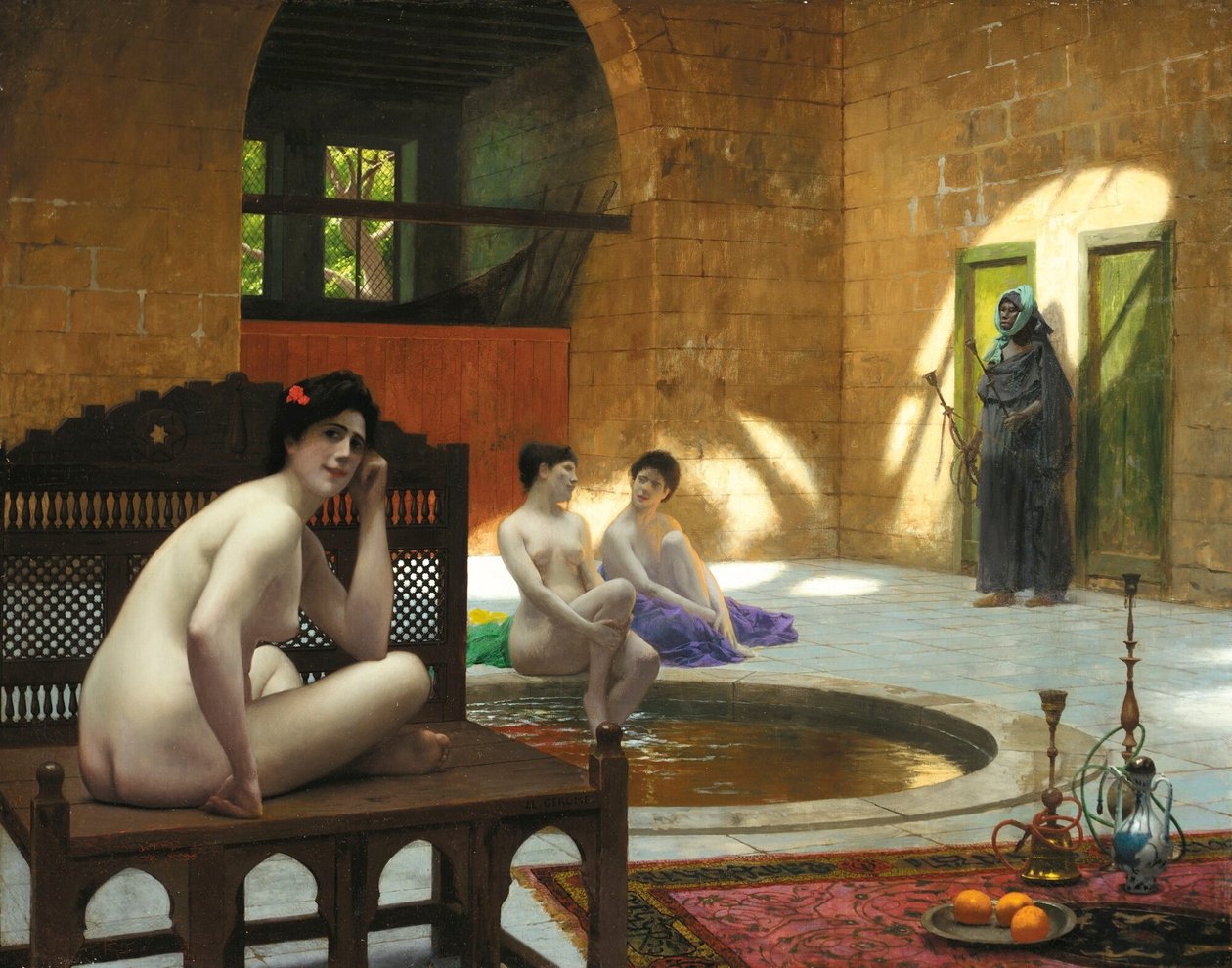 Women at the Bath by Jean Leon Gerome