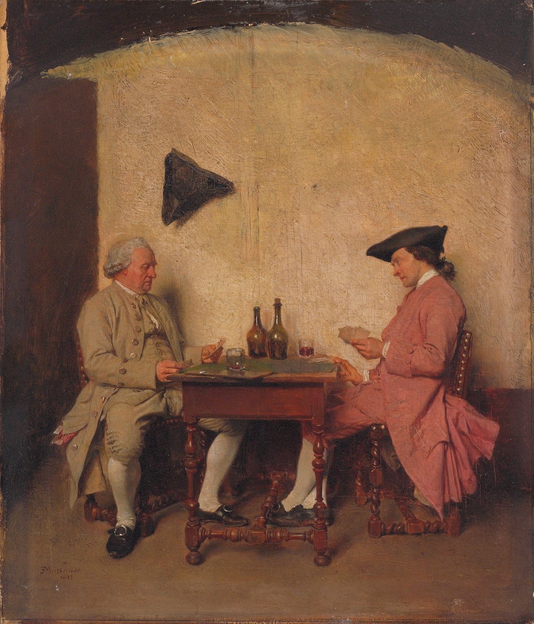 The Card Players by Jean Louis Ernest Meissonier