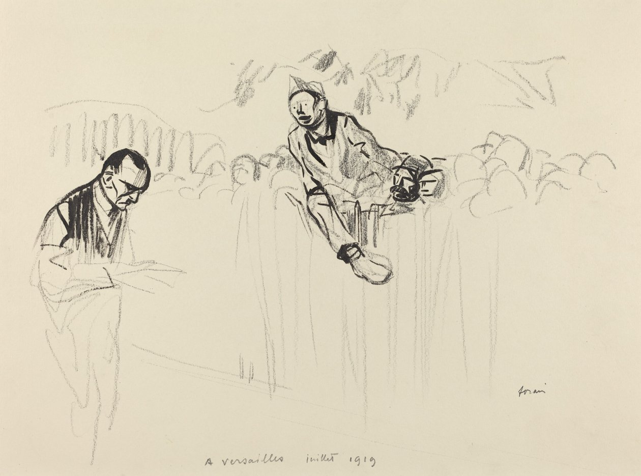 A Versailles July 1919 by Jean Louis Forain