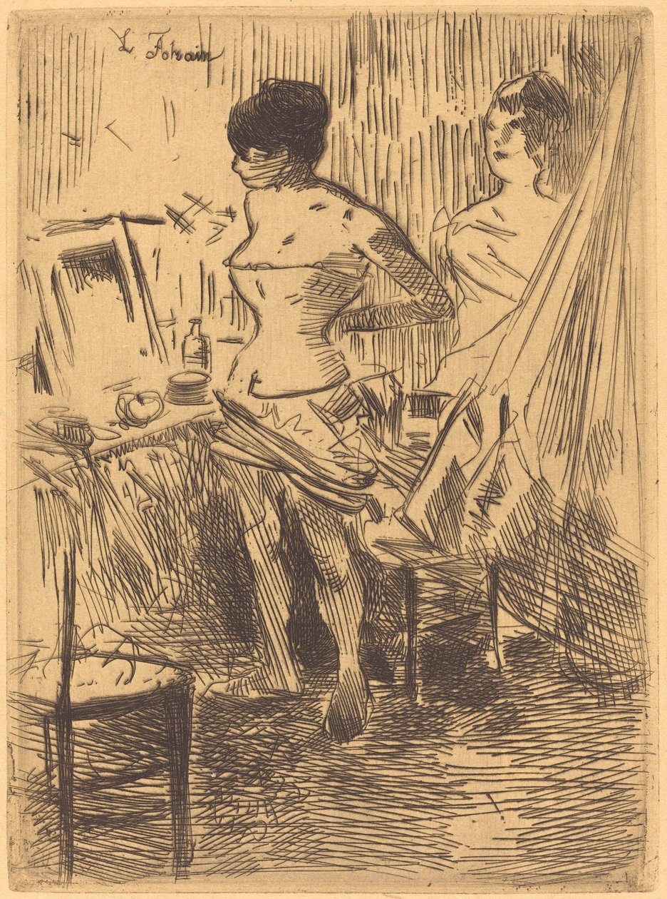 Dancers in Their Dressing Room by Jean Louis Forain