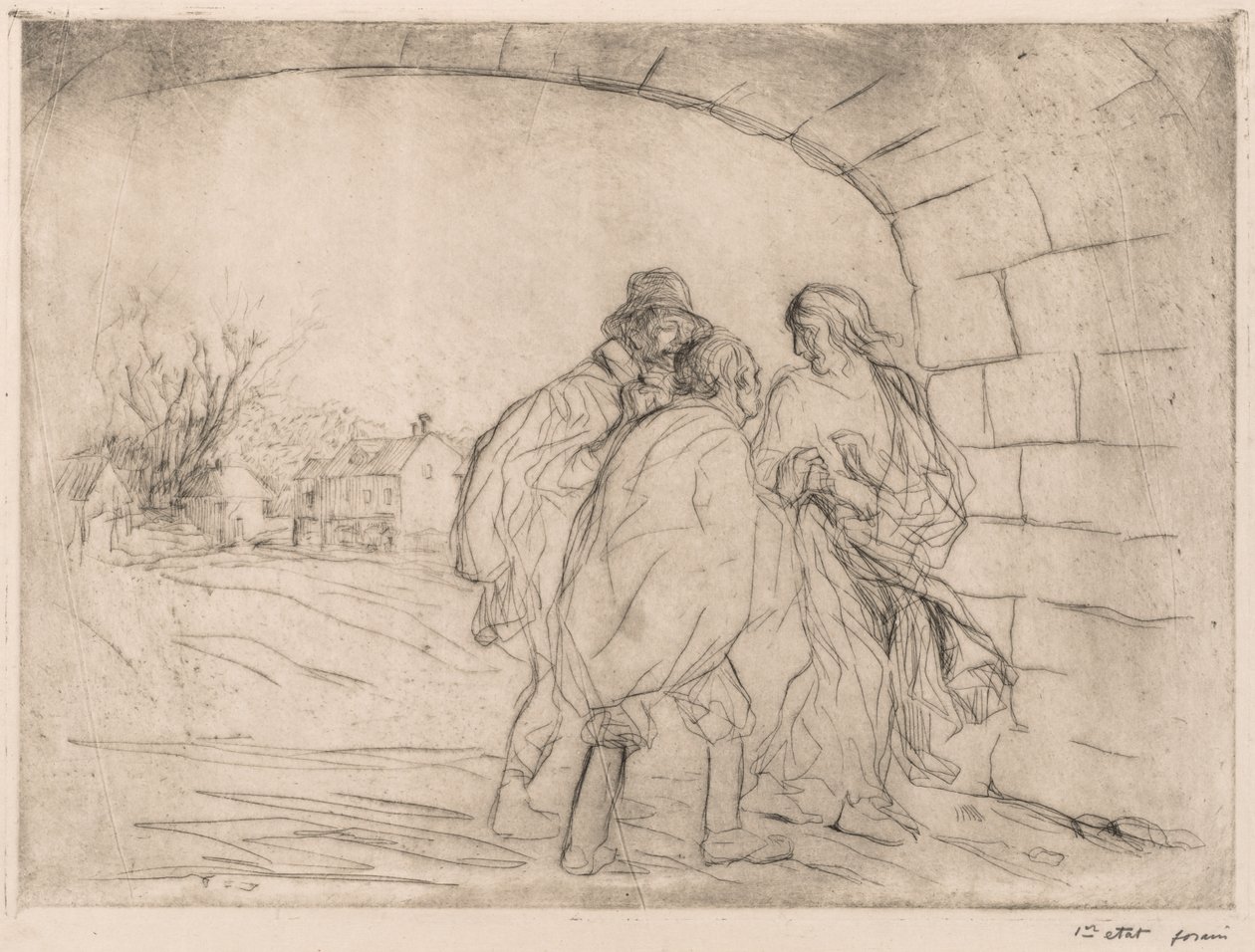 Encounter Under the Vault by Jean Louis Forain
