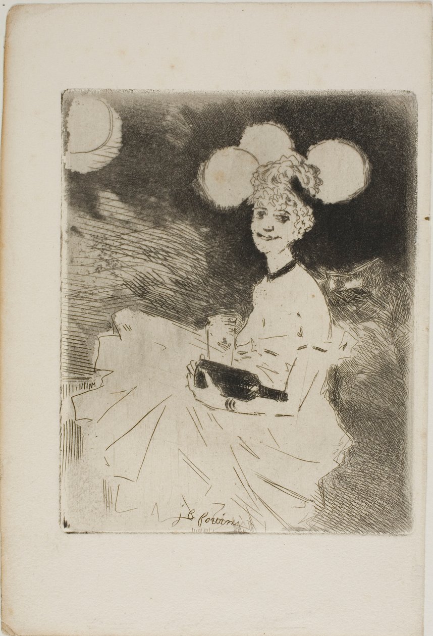 Frontispiece for Marthe by Jean Louis Forain