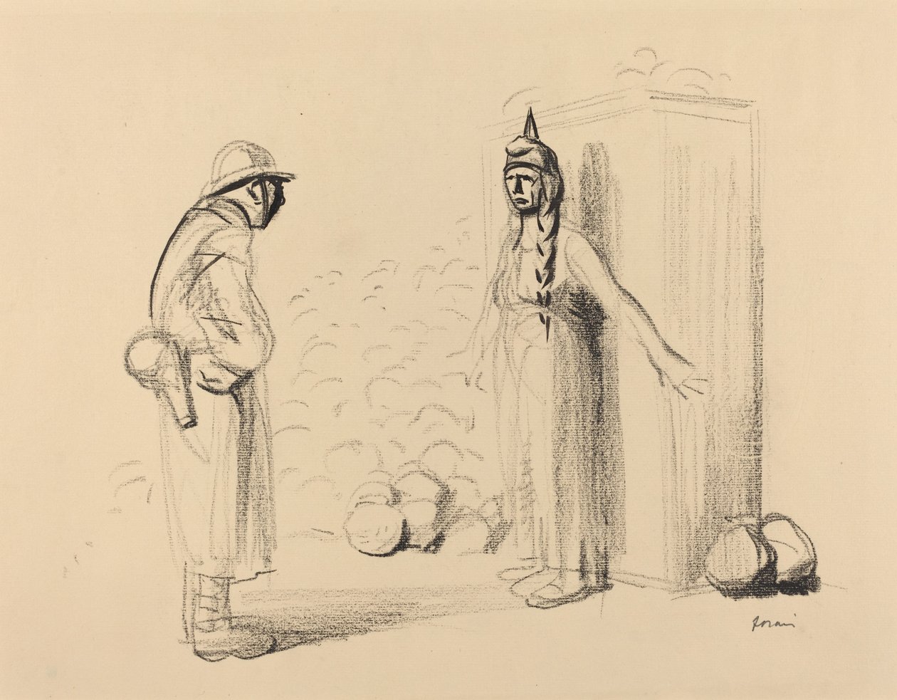 Hiding the Louis by Jean Louis Forain