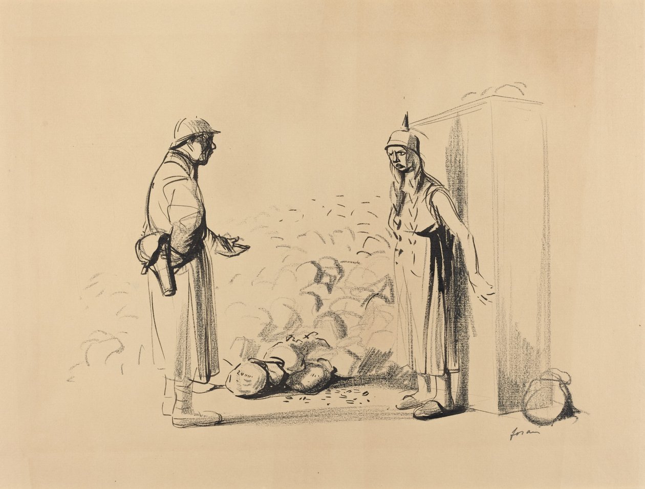 Hiding the Louis by Jean Louis Forain