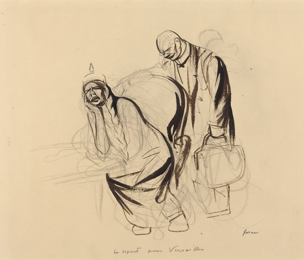 Departure for Versailles by Jean Louis Forain