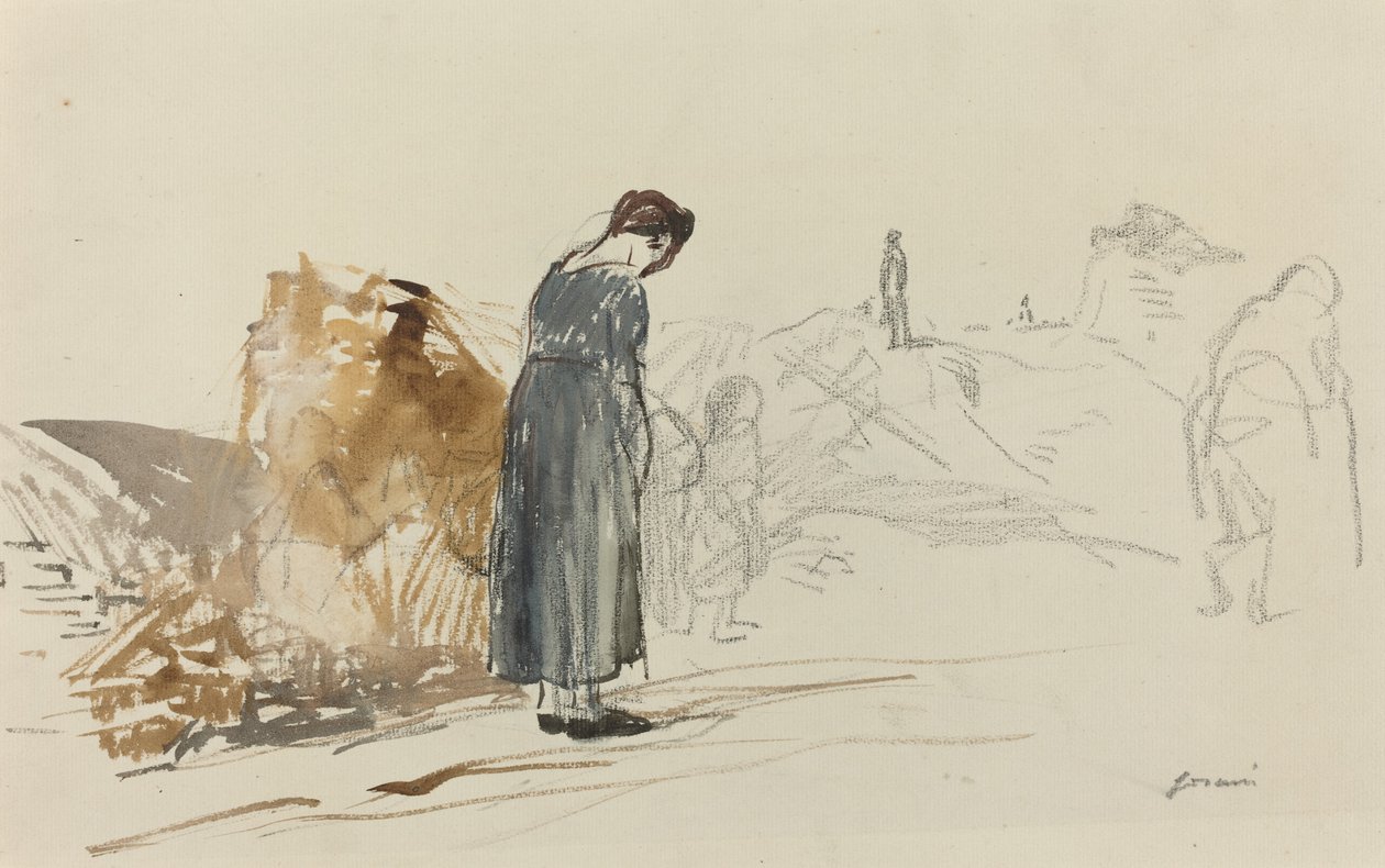 The Germans Have Left by Jean Louis Forain