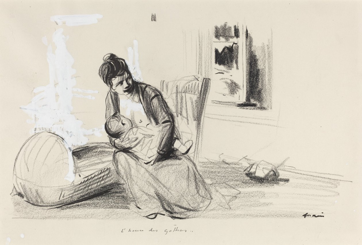 The Hour of the Gothas by Jean Louis Forain