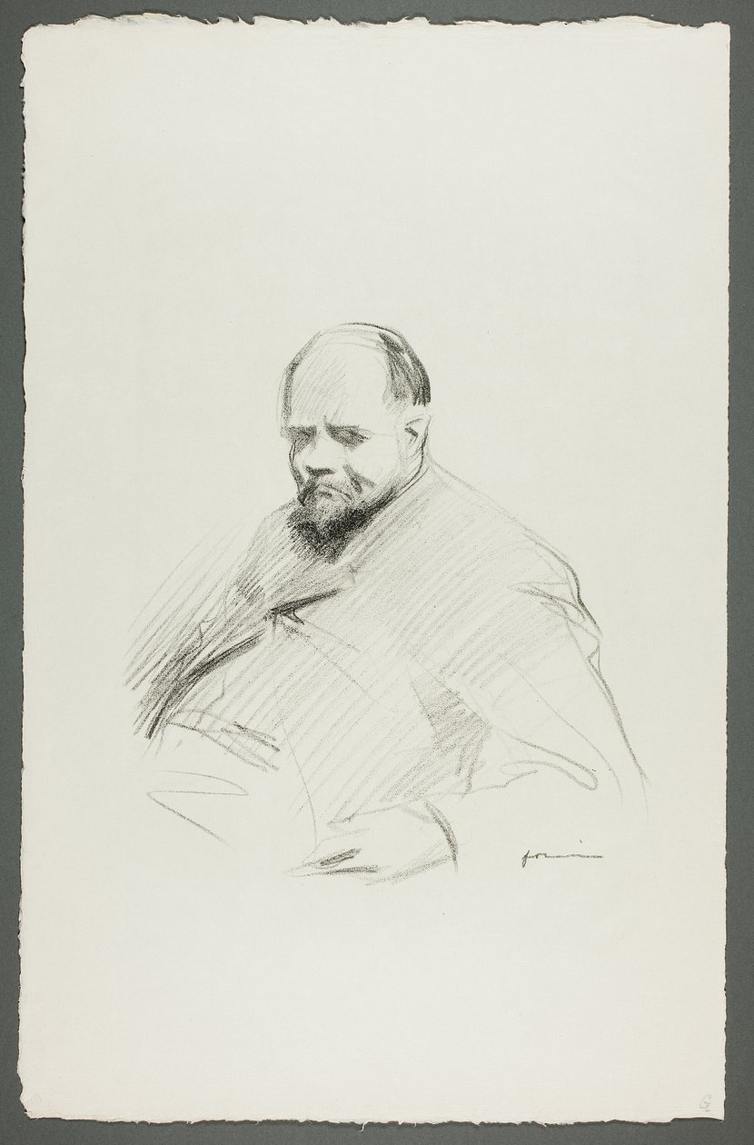 Portrait of Vollard, Seated by Jean Louis Forain