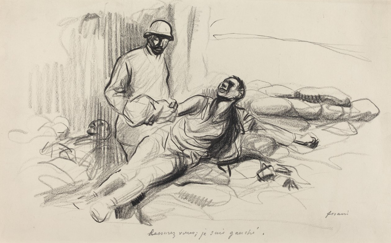Rassurez vous; je suis gauche. by Jean Louis Forain
