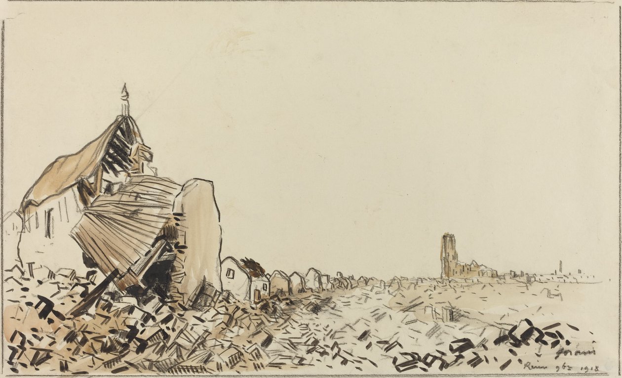 Reims November 1918 by Jean Louis Forain