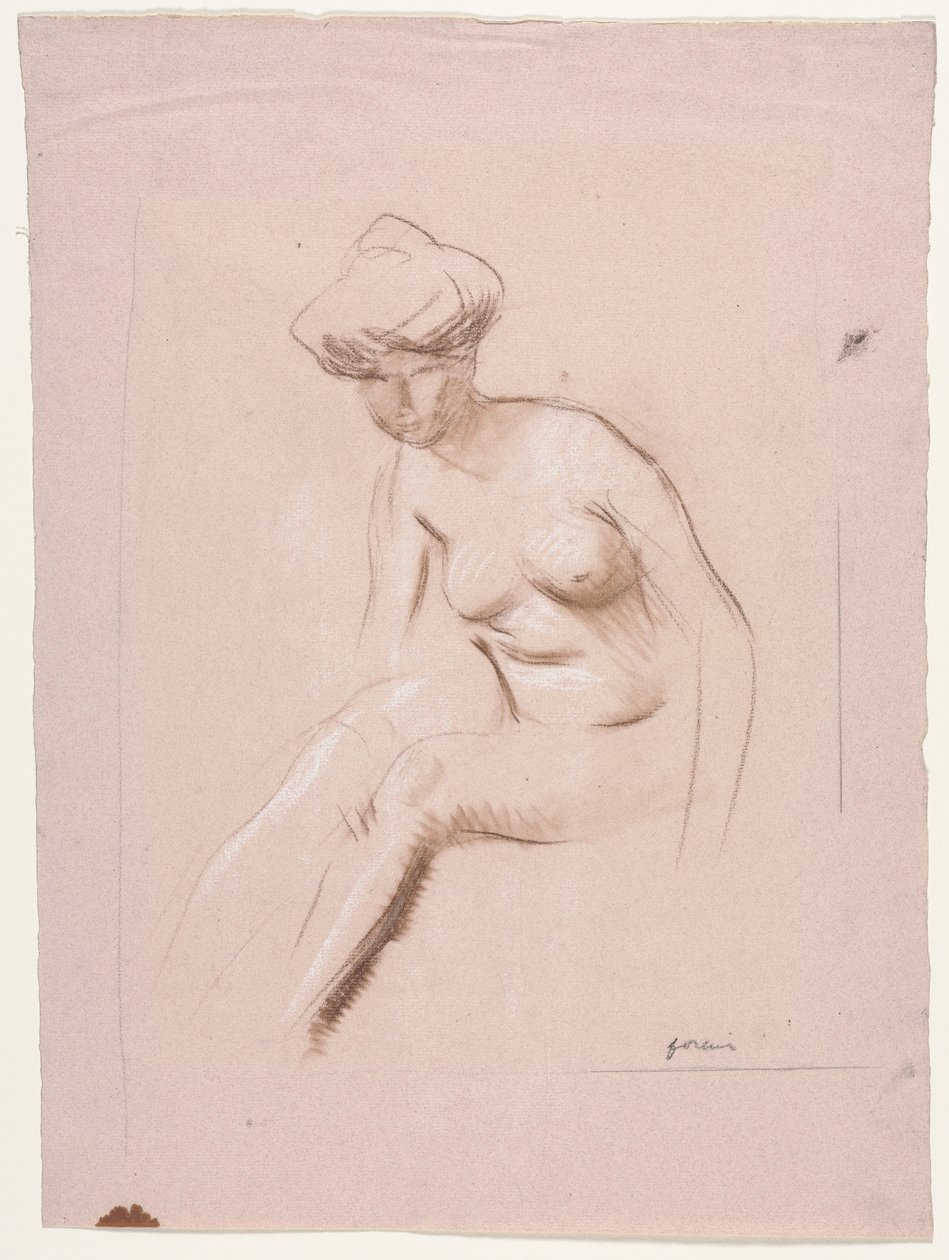 Seated Nude by Jean Louis Forain