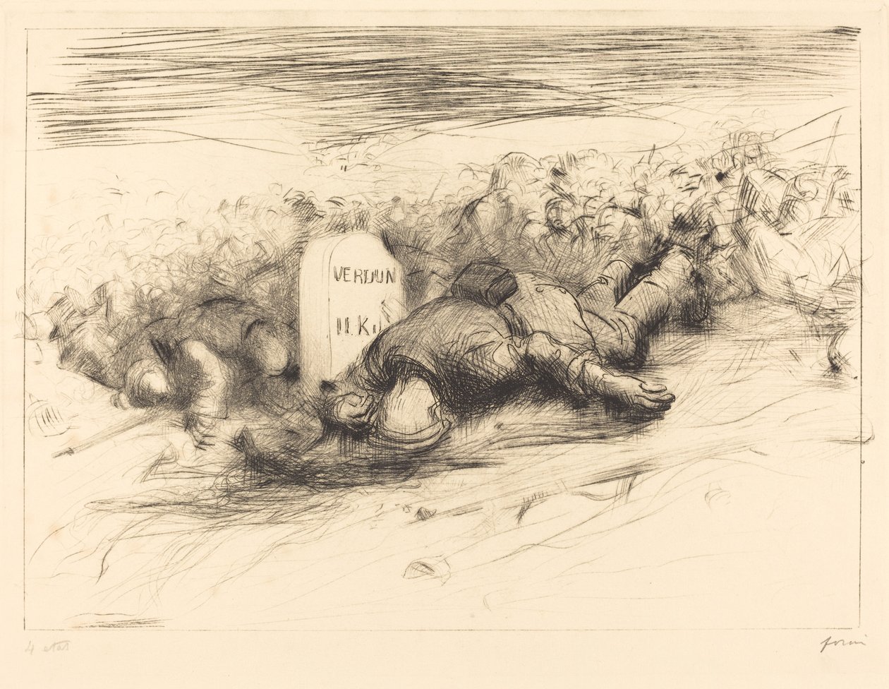 The End - Verdun by Jean Louis Forain