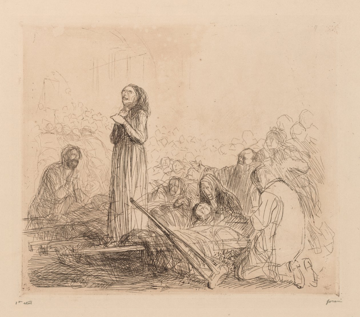 The Miracle at Lourdes by Jean Louis Forain