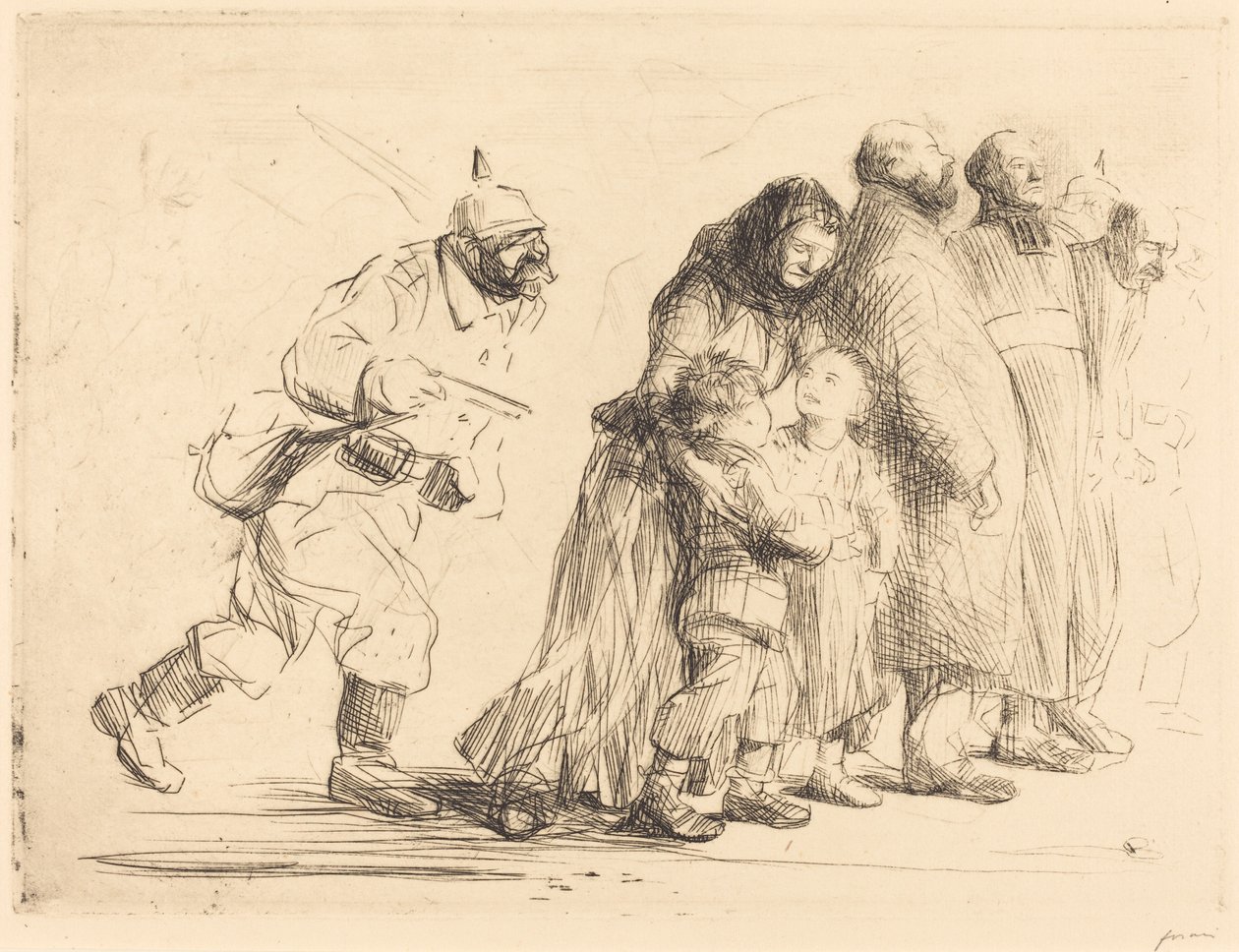The Notables (large plate) by Jean Louis Forain