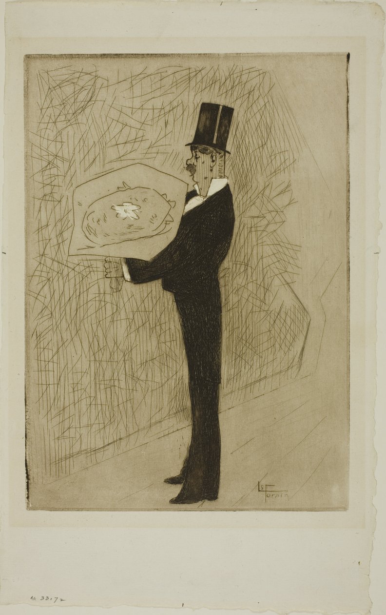 The Toff with a Bouquet by Jean Louis Forain