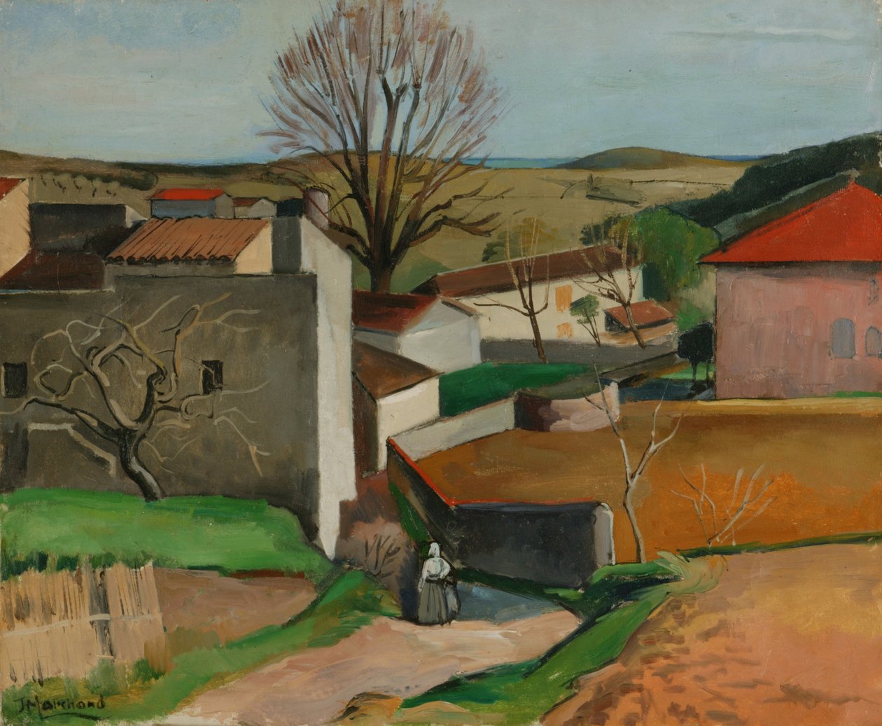 French Village by Jean Marchand