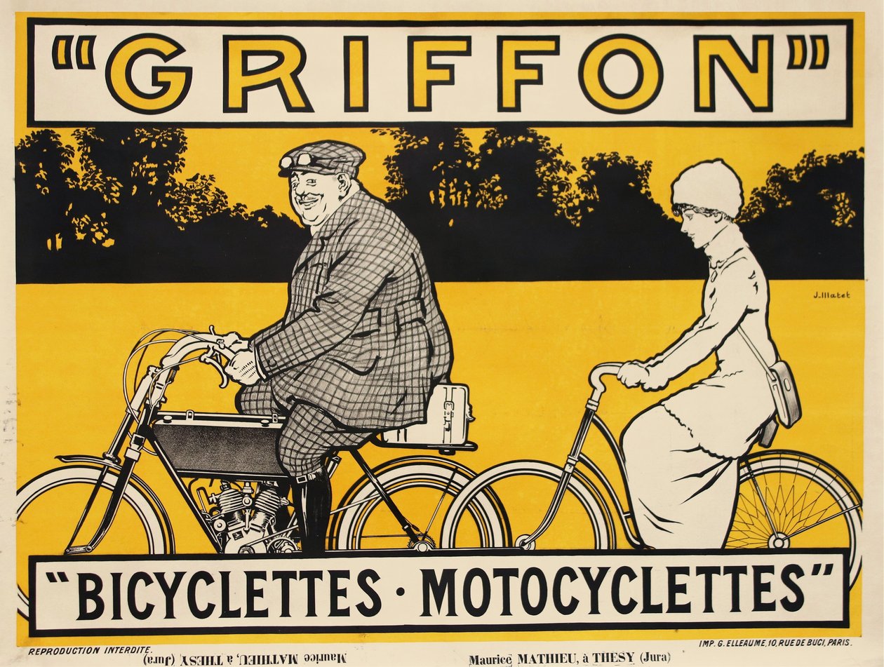 Griffon Bicycles Motorcycles by Jean Matet