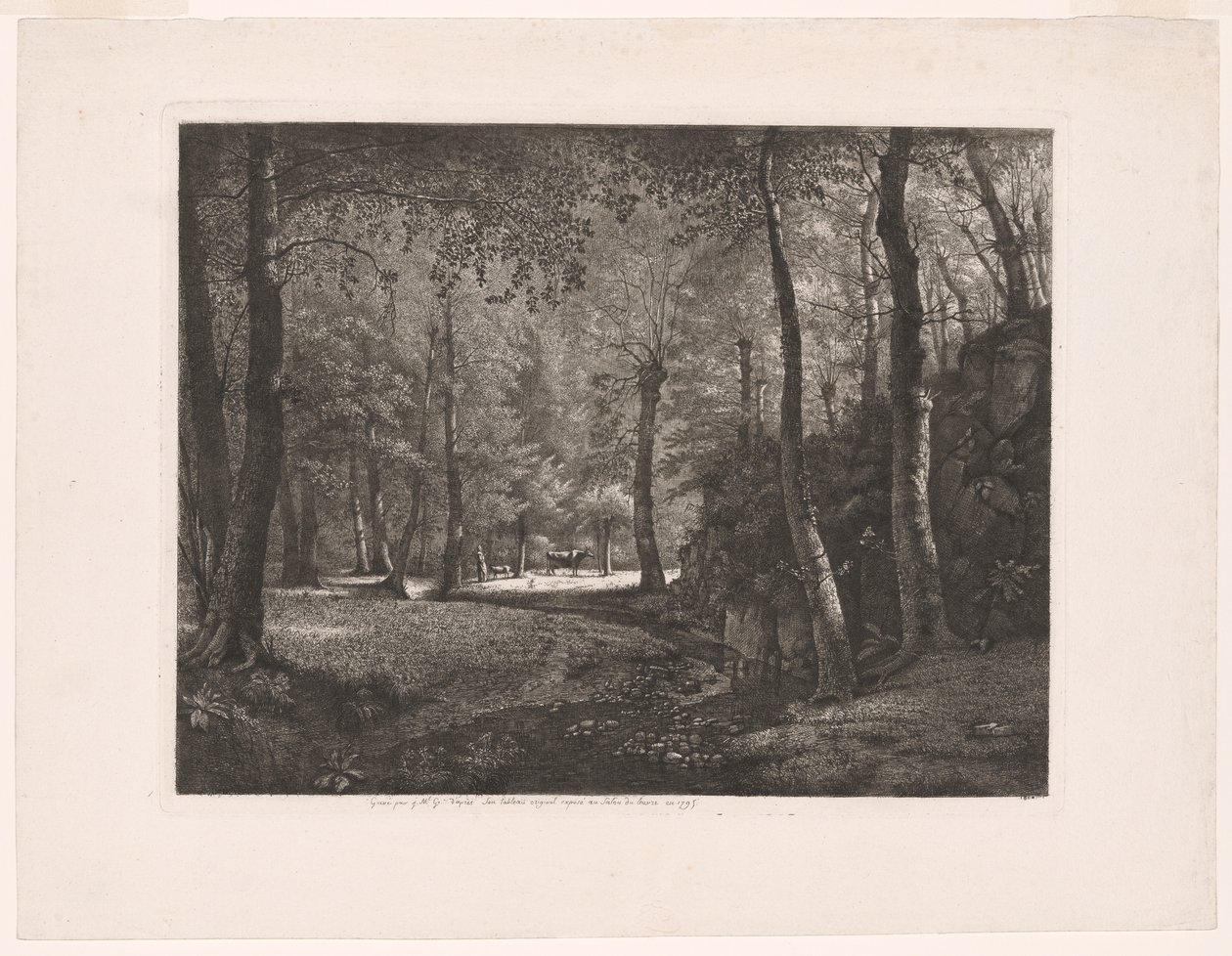 The Forest of Rochecardon by Jean Michel Grobon