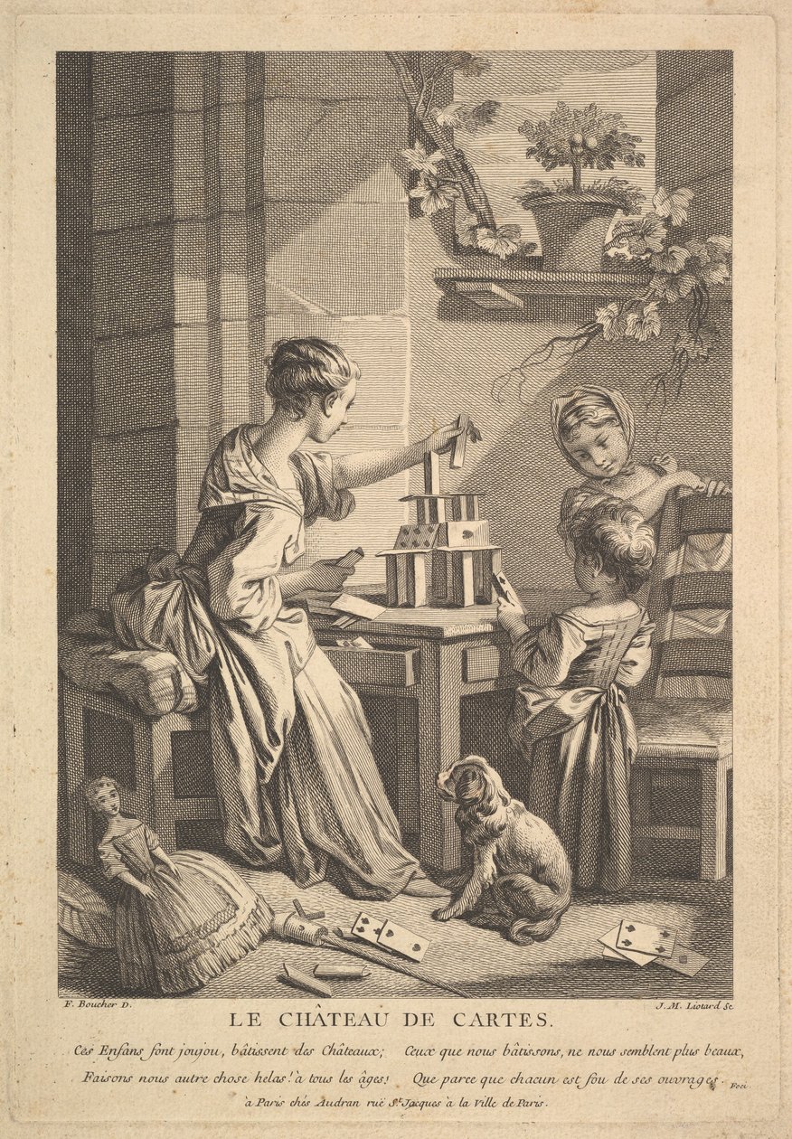 House of Cards by Jean Michel Liotard