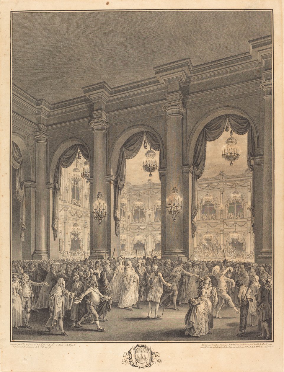 The Masked Ball by Jean Michel Moreau