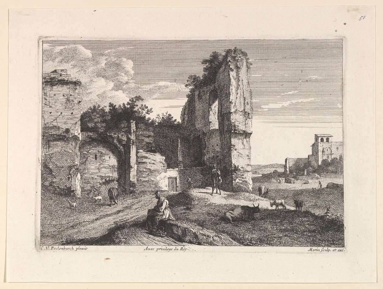 The Old Woman Sitting by Jean Morin