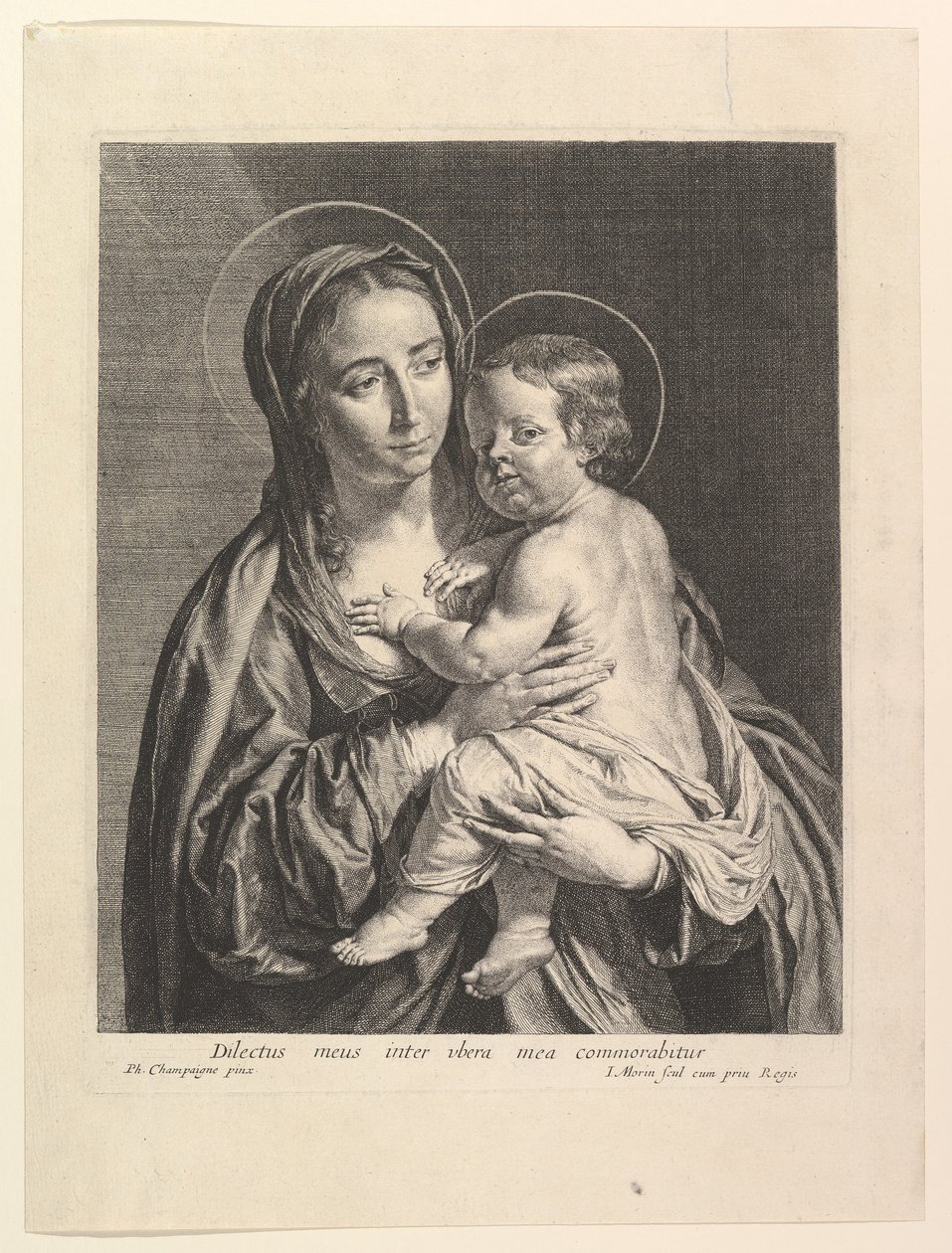 The Virgin and Child by Jean Morin