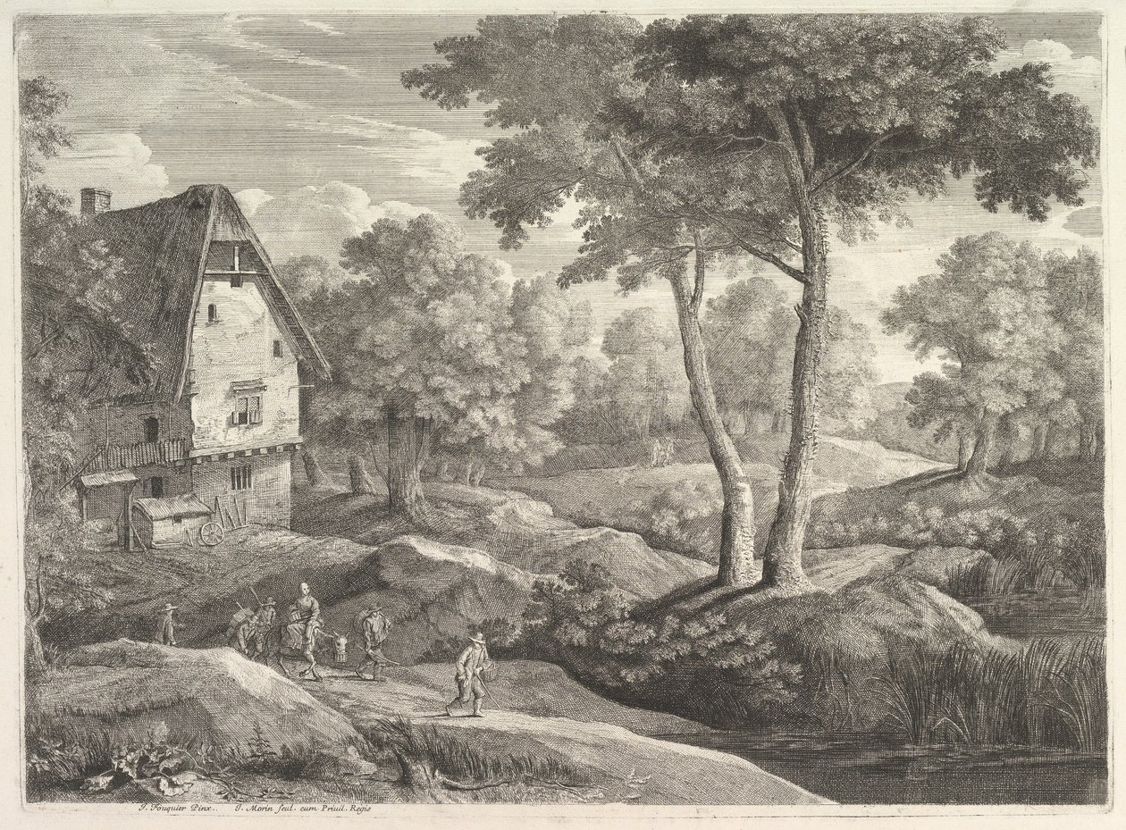 Peasants on the March by Jean Morin