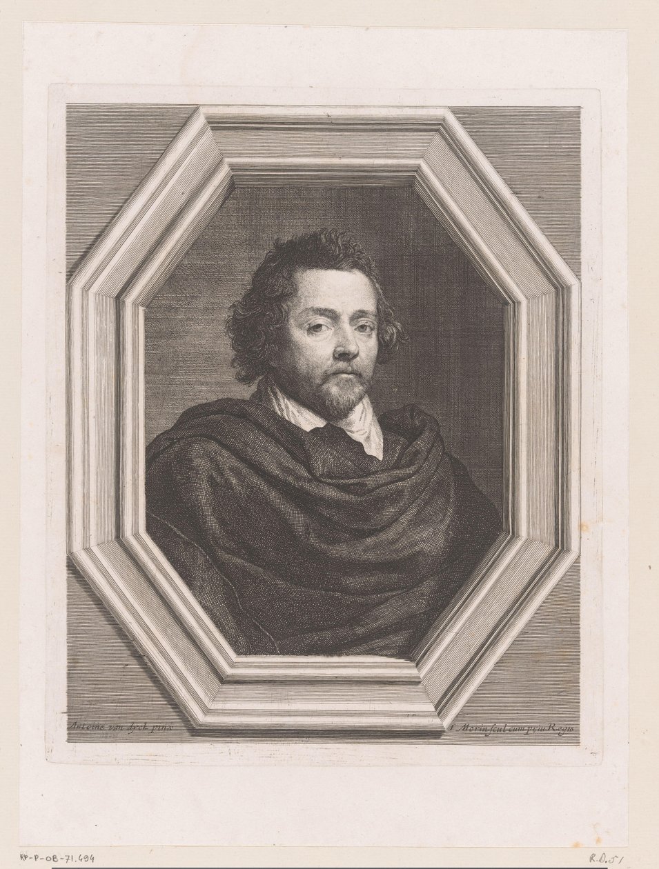 Portrait of Nicolas Chrystin by Jean Morin
