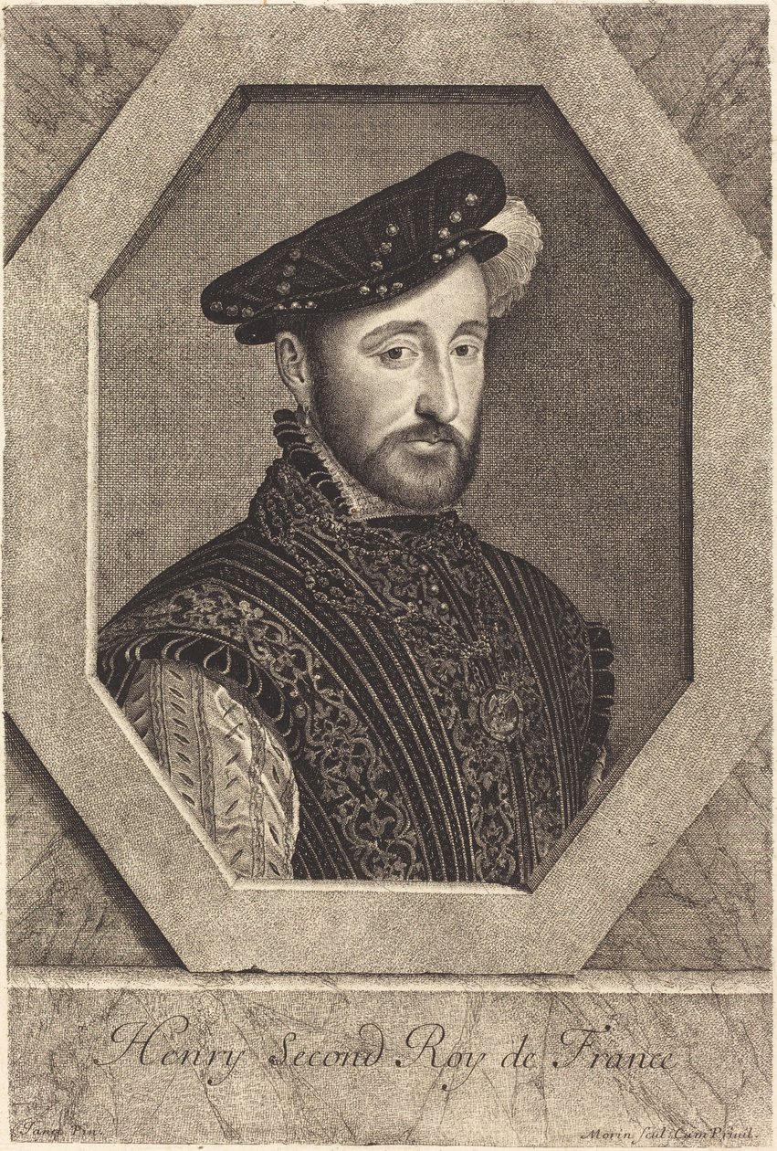 Henry II by Jean Morin after François Clouet