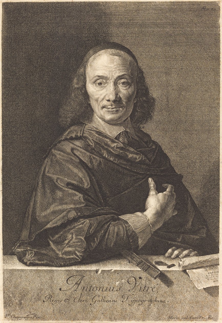 Antoine Vitre by Jean Morin after Philippe de Champaigne