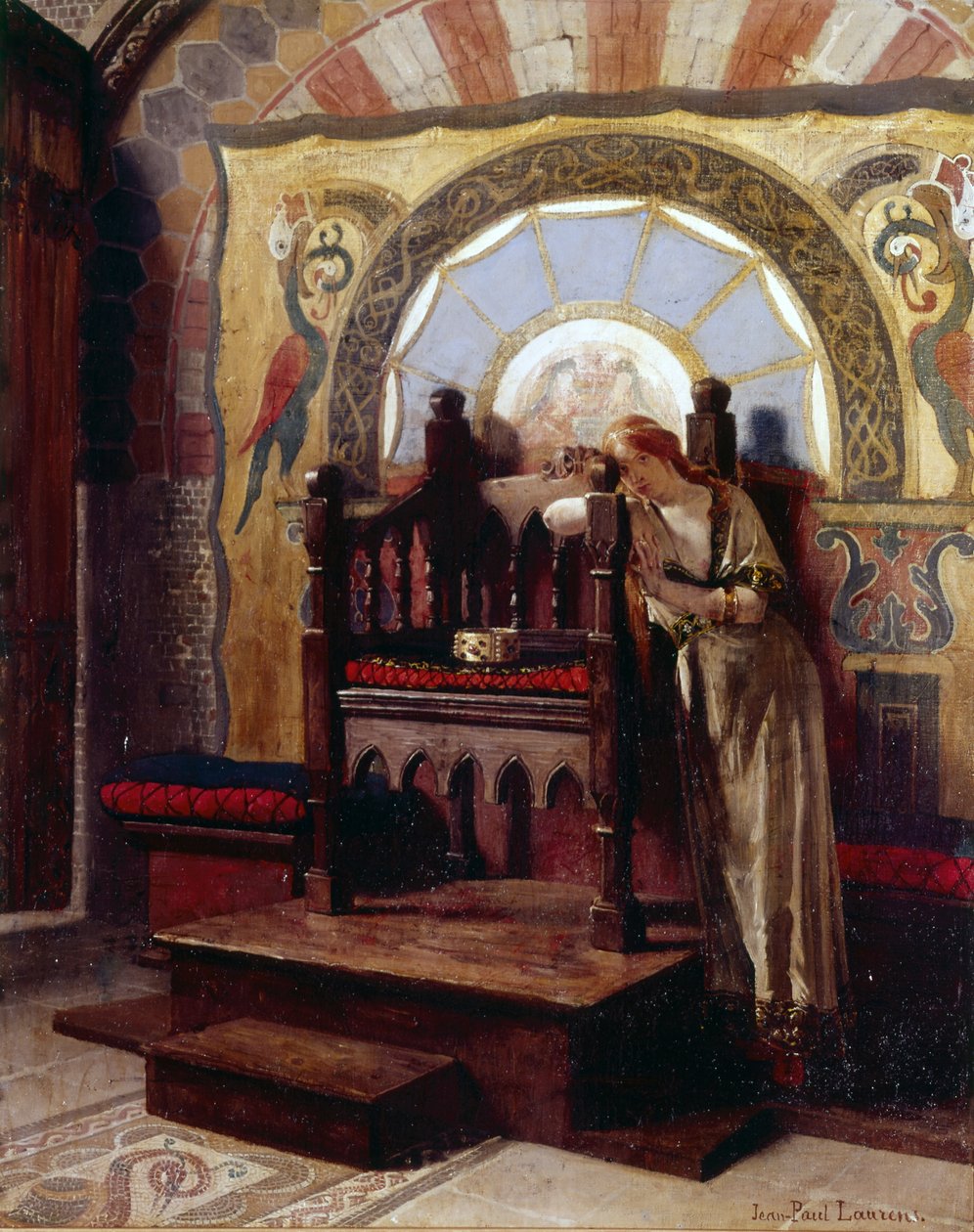 The Throne of Last Carolingian by Jean Paul Laurens
