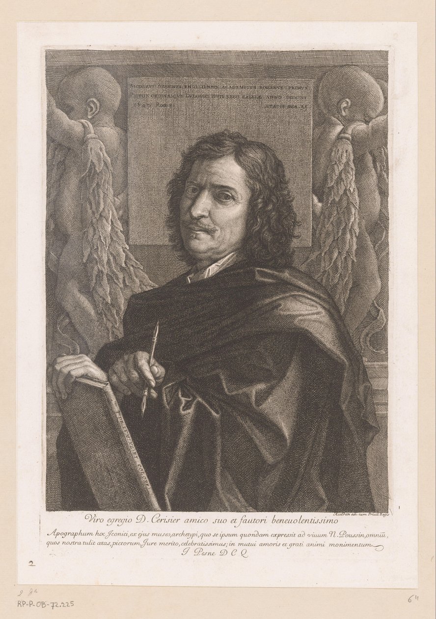 Portrait of Nicolas Poussin by Jean Pesne