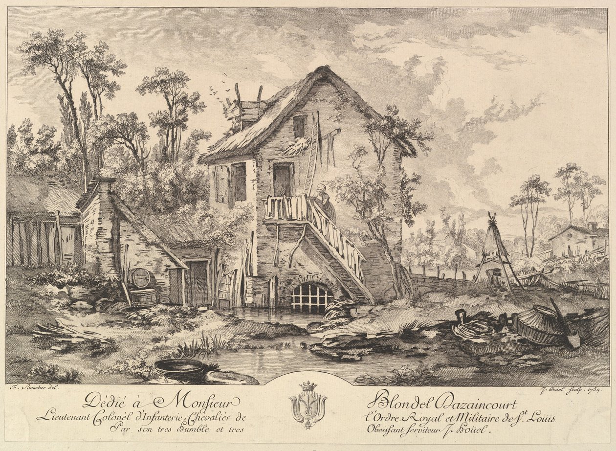 Landscape by Jean Pierre Houel