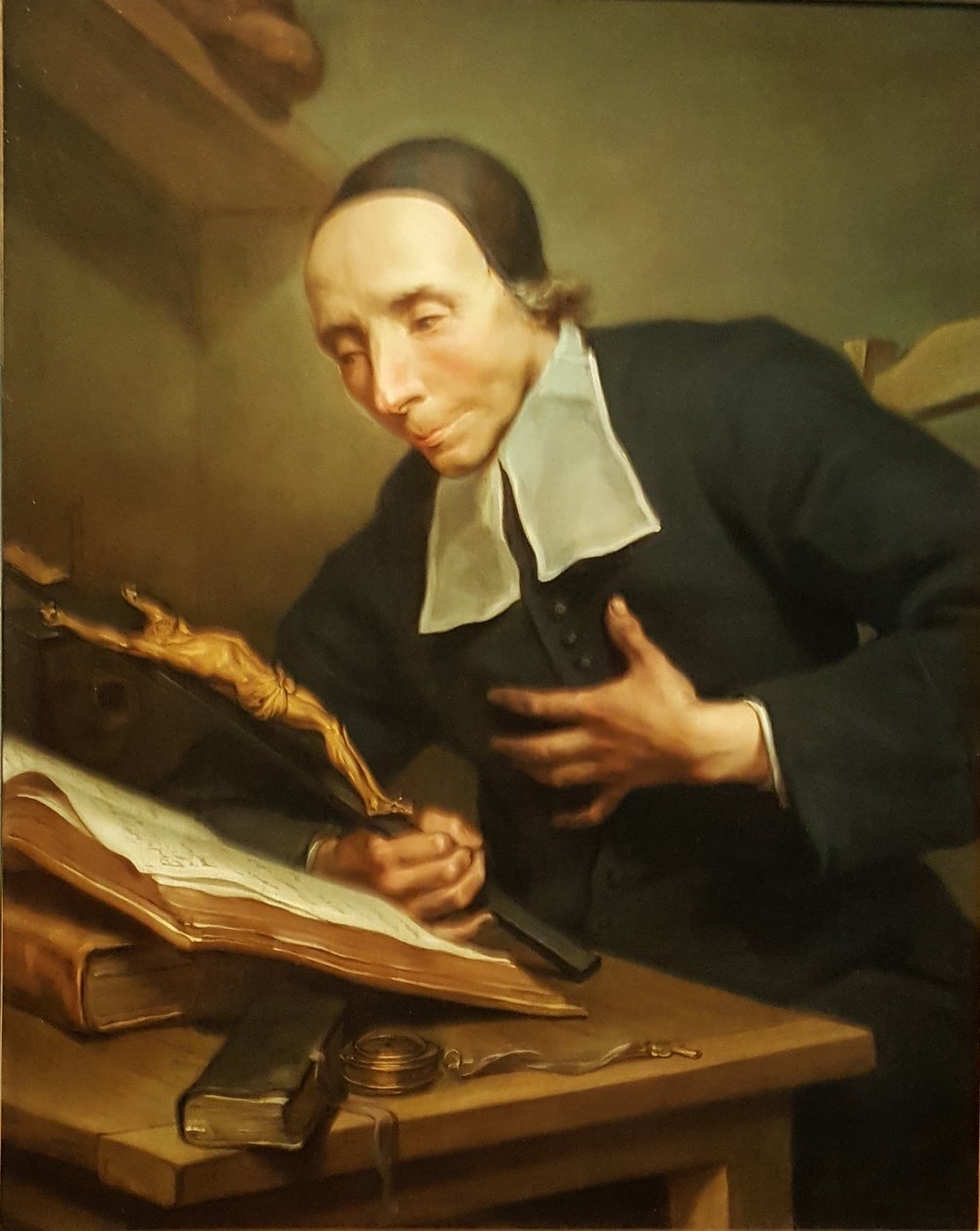 Abbot Tournus (1672-1733) in Prayer by Jean Restout