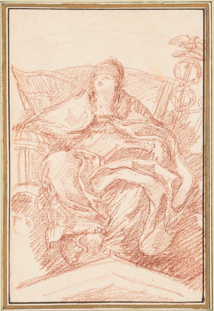 Seated Bishop by Jean Robert Ango