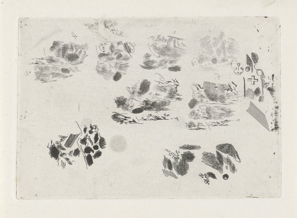 Etching Proof by Jean Zacherie Mazel
