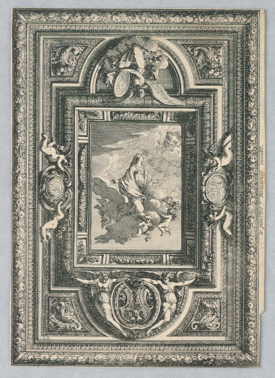 Ceiling (from Desseins de Plaphons) by Jean le Pautre