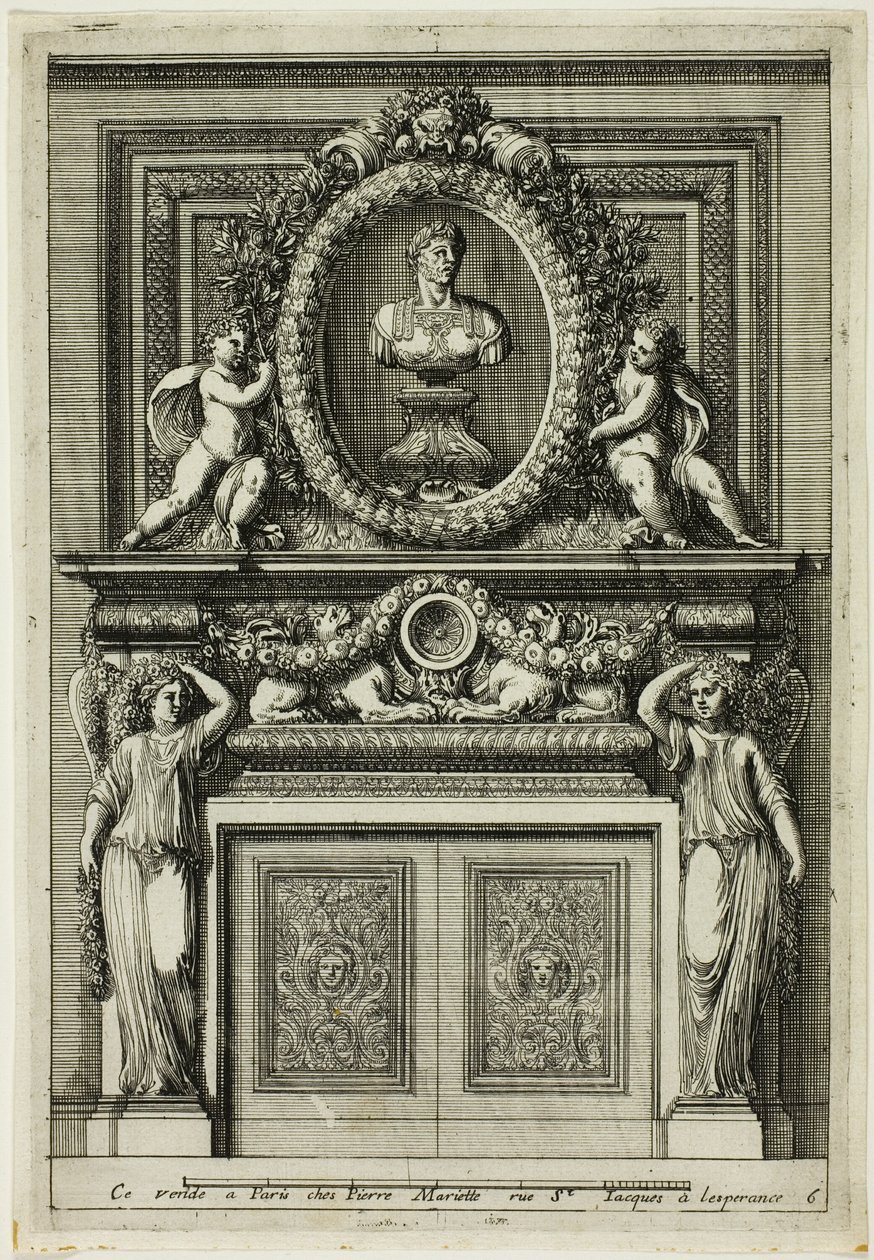 Chimneys in the Italian Manner by Jean le Pautre
