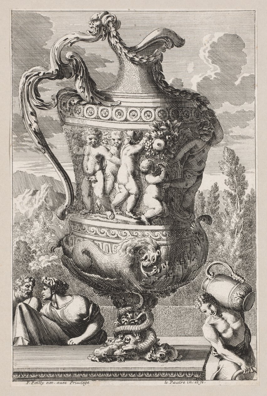 Decorative Urn by Jean le Pautre