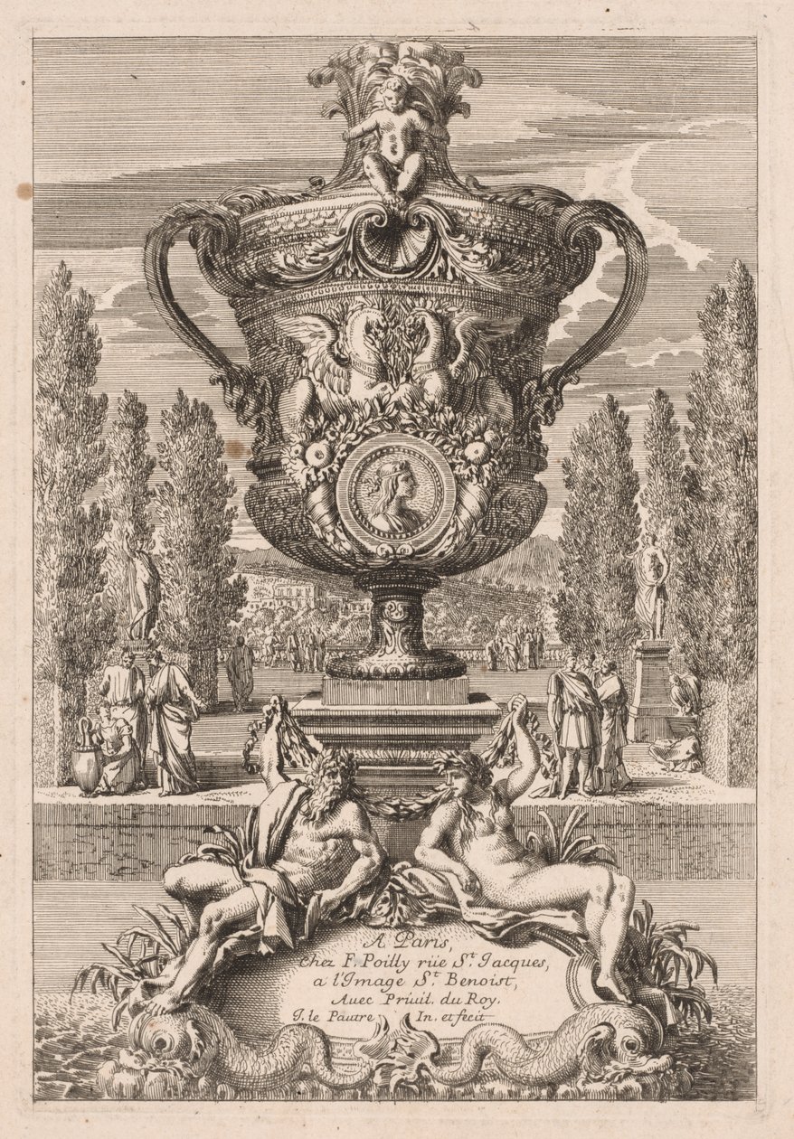 Decorative Urn by Jean le Pautre