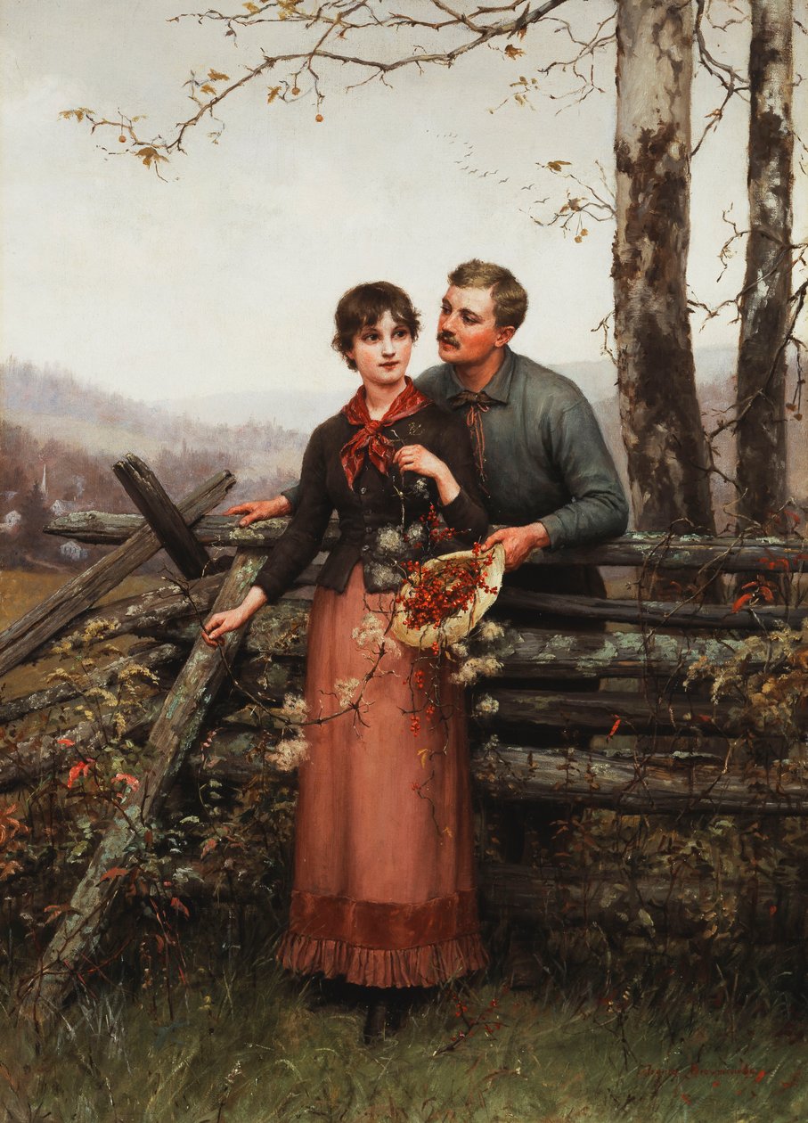 A Hatful of Bittersweet by Jennie Augusta Brownscombe