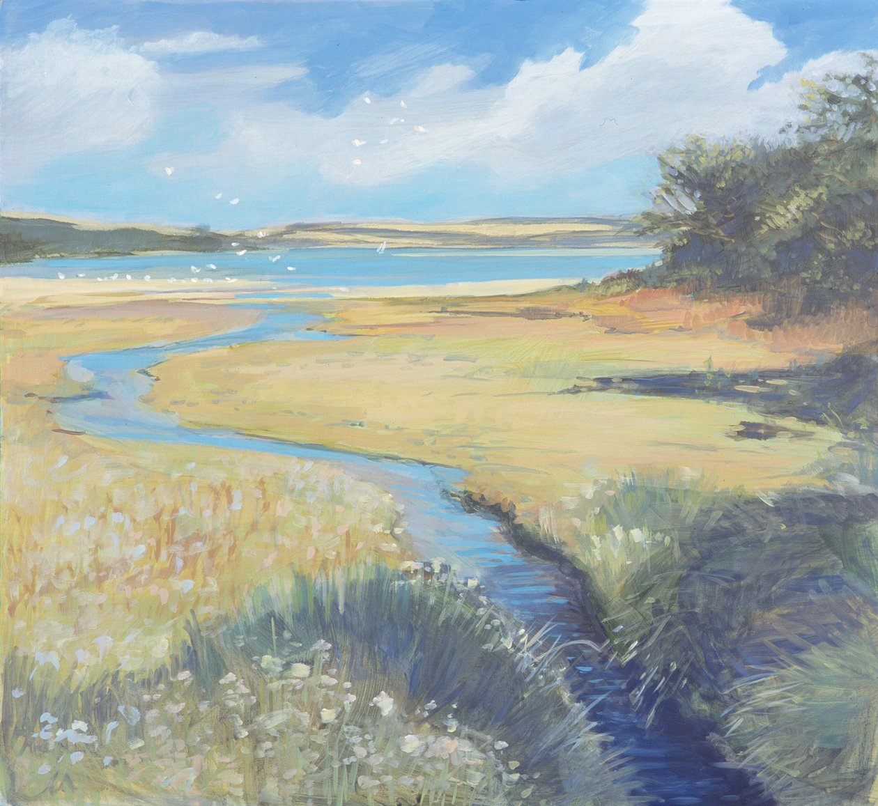 Kingsbridge Estuary by Jennifer Wright