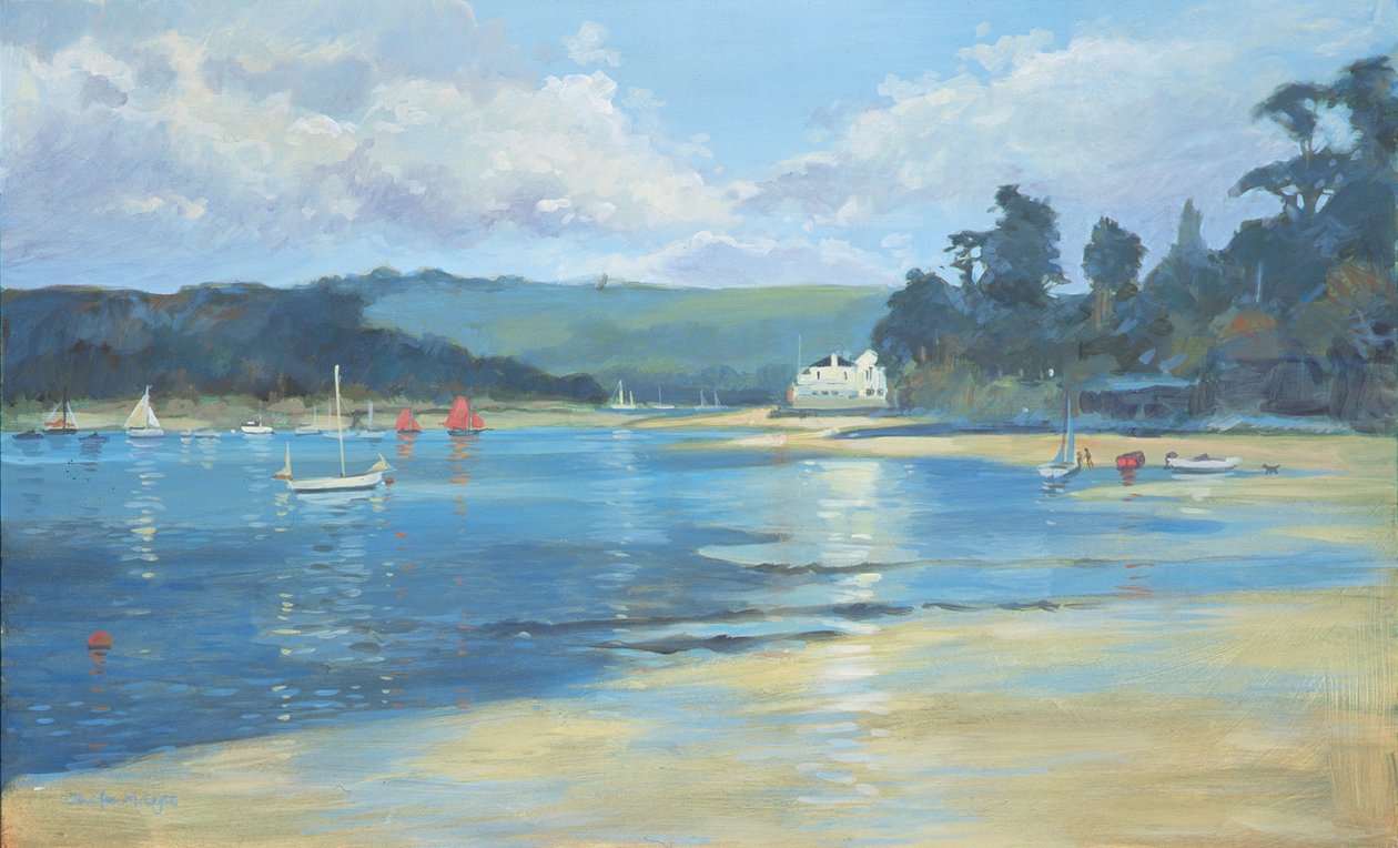 Salcombe - Late Afternoon Light, 2008 by Jennifer Wright