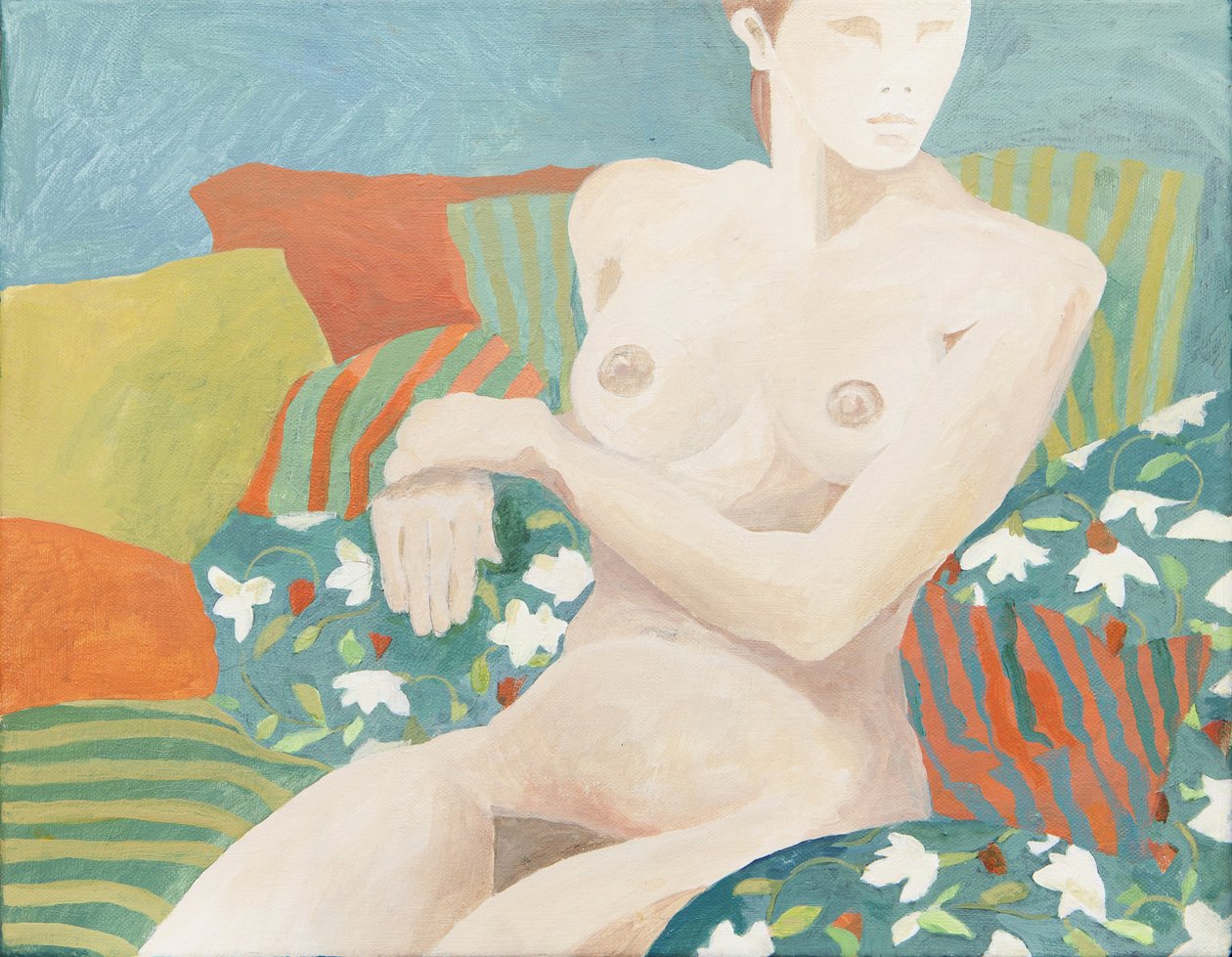 Seated nude by Jennifer Abbott