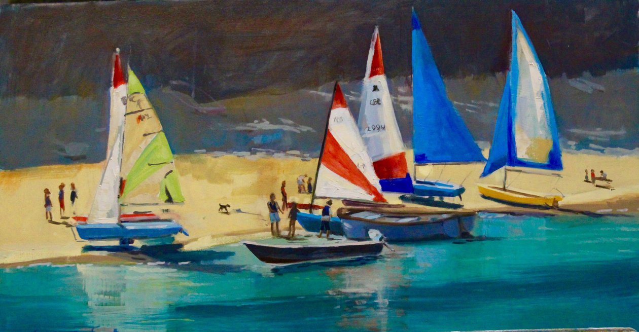 Salcombe Smalls Cove Dinghies by Jennifer Wright