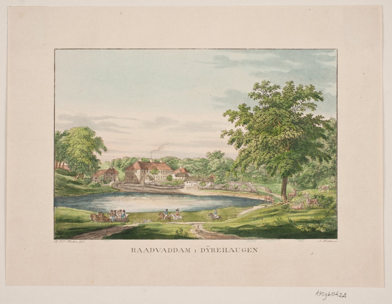 Rådvad Dam in Dyrehaven by Jens Holm