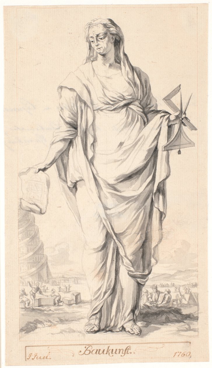 Allegory of Architecture by Jens Juel