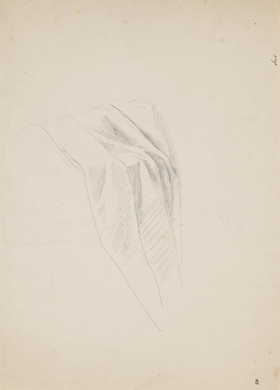Drapery Study by Jens Juel